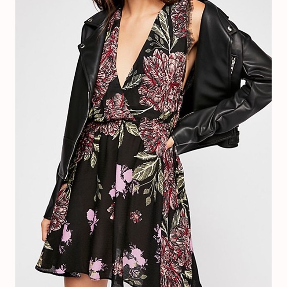 Free People Marnie Printed Slip - Picture 1 of 4